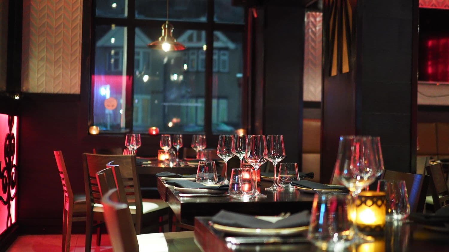 Premium hospitality space with licensed background music
